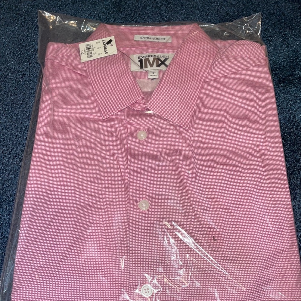 EXPRESS MEN extra slim fit men’s dress shirt 16.5 neck